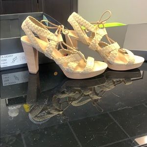 Worn once Tahiti Denny Heel Sandals 10m